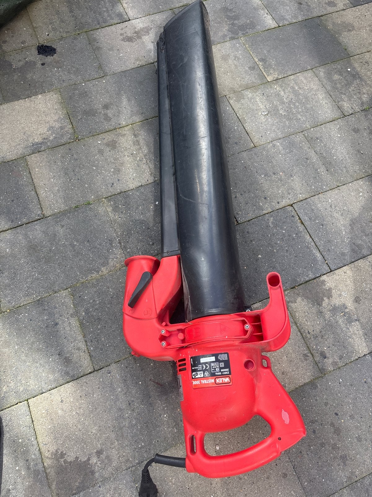 Elektrische bladblazer/bladzuiger - valex mistral 2000, Tuin en Terras, Ophalen, Gebruikt, Met zuigfunctie, Handgedragen