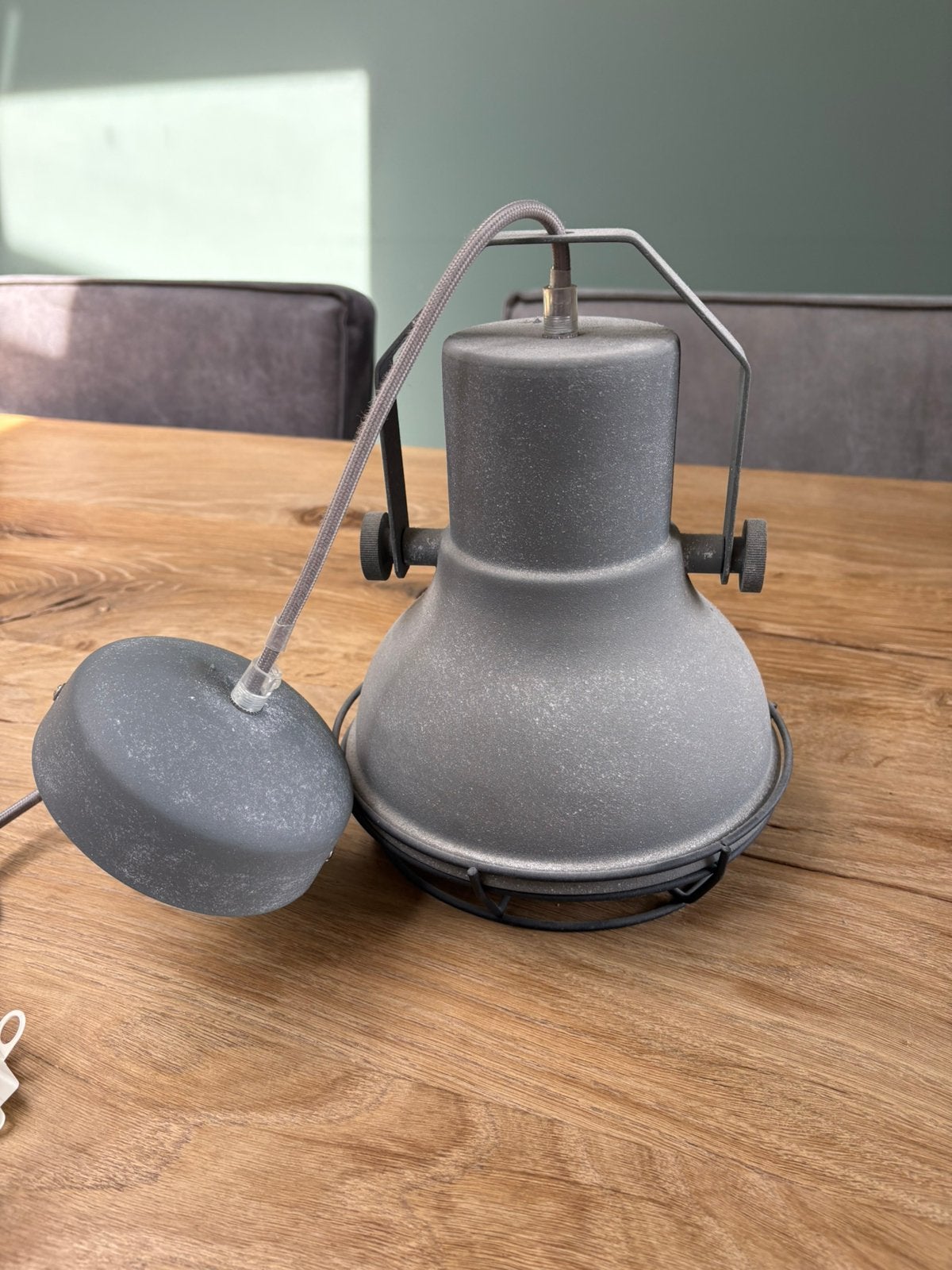 Industriële hanglamp, Ophalen of Verzenden, Zo goed als nieuw, Minder dan 50 cm