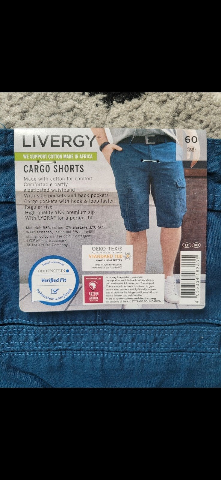 Livergy cargo shorts, Kleding | Heren, Broeken en Pantalons, Blauw, Ophalen of Verzenden, Livergy, Maat 56/58 (XL)