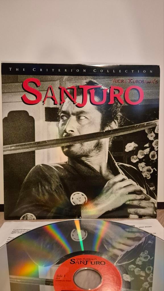 Sanjuro Criterion edition Laserdisc, Cd's en Dvd's, Ophalen of Verzenden, Zo goed als nieuw, 12 inch
