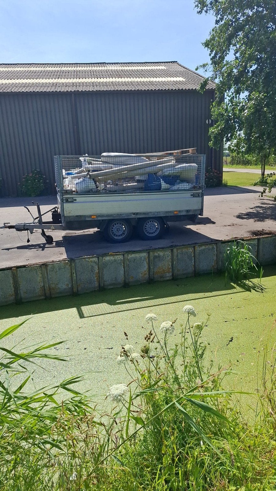Hapert 3-Zijdige Kipper 305x180 | 2700kg | Loofrekken, Ophalen, Gebruikt