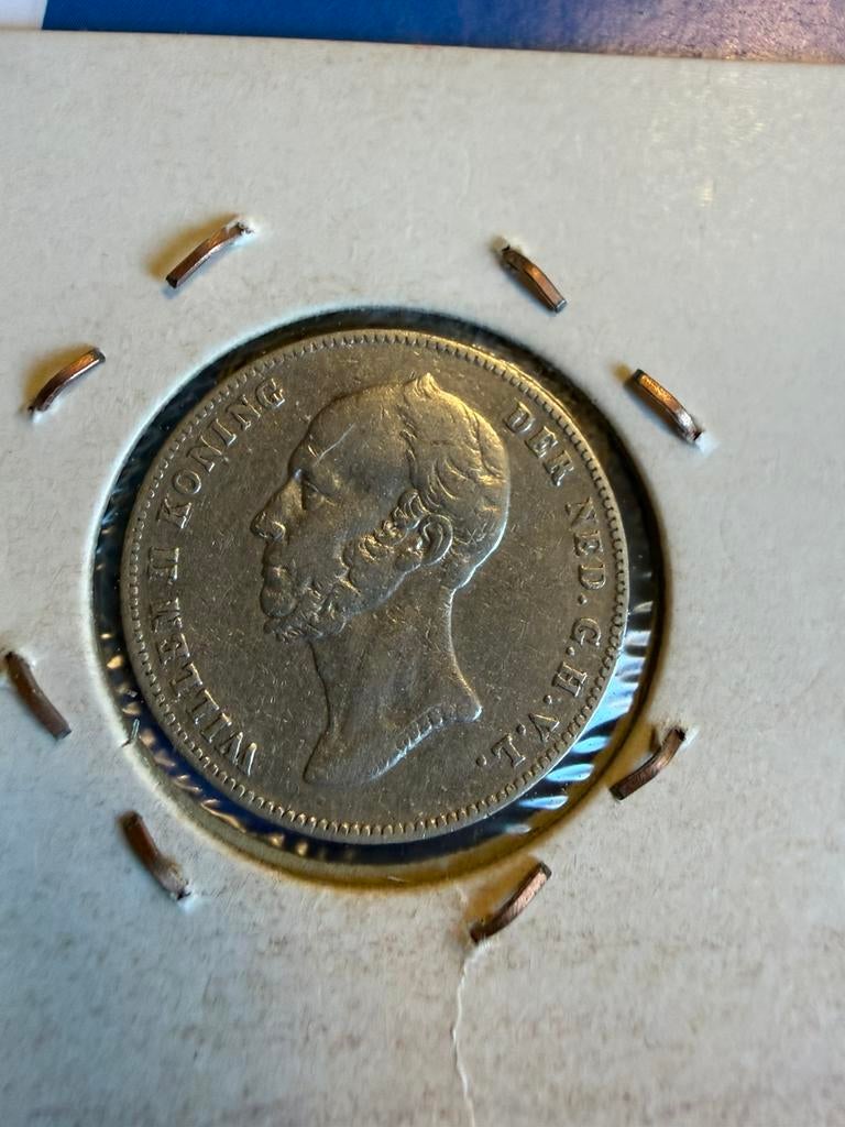 Setje halve guldens Willem II 47/48, Postzegels en Munten, Munten | Nederland, ½ gulden, Setje, Zilver, Ophalen of Verzenden
