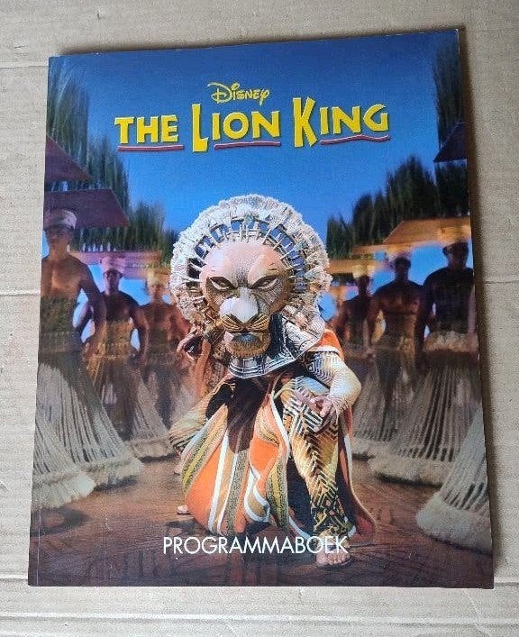 Origineel Disney The Lion King Programmaboek Musical, Ballet of Musical, Disney Theatrical Productions, Ophalen of Verzenden, Zo goed als nieuw