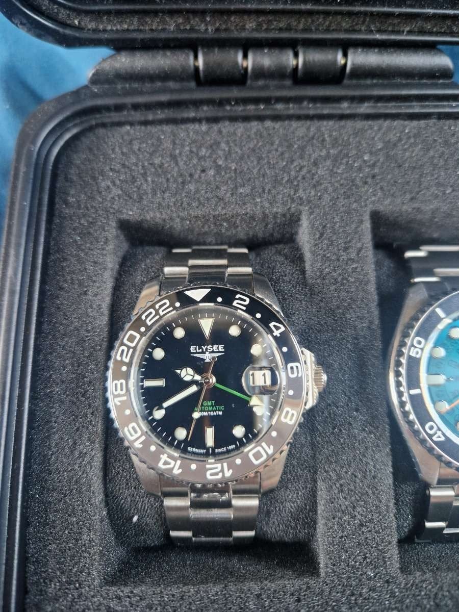 Elegante Elysee GMT Automatisch Horloge - Zo goed als nieuw, Sieraden, Tassen en Uiterlijk, Horloges | Heren, Ophalen of Verzenden
