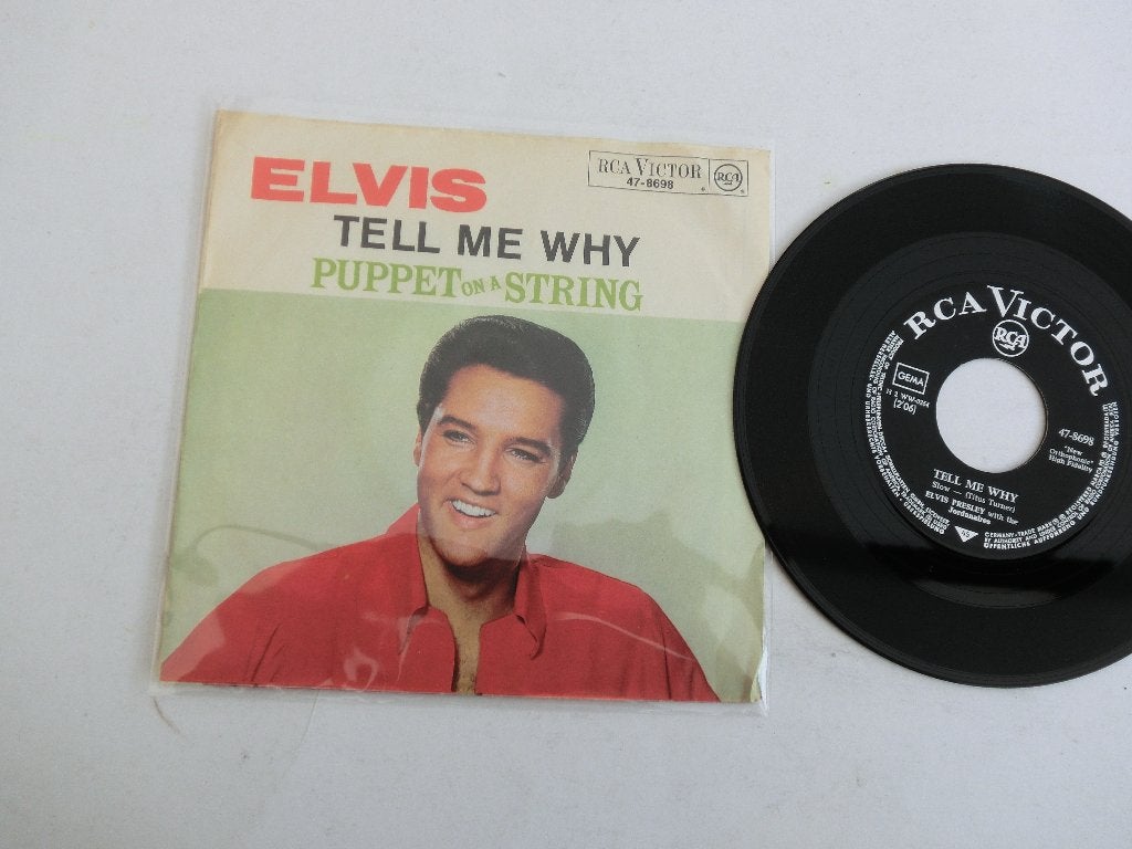 Elvis Presley Tell me why, 7 inch, Single, Ophalen of Verzenden, Zo goed als nieuw