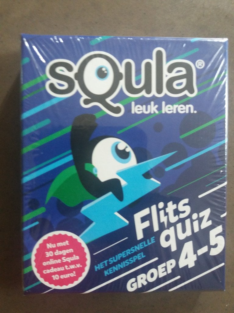 sQula flitsquiz groep 4 en 5; educatief kaartspel, Ophalen of Verzenden, Nieuw