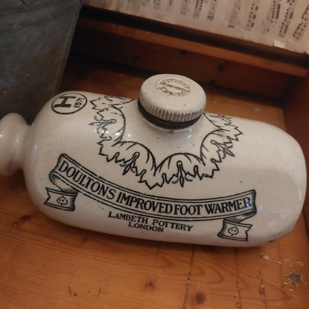 Prachtige antieke Engelse voetenwarmer, datering 1900, Antiek en Kunst, Ophalen of Verzenden