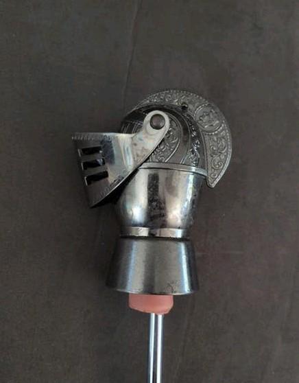 Vintage Ridderhelm Schenktuit & Flessenstop - Baraccessoire, Antiek en Kunst, Ophalen of Verzenden