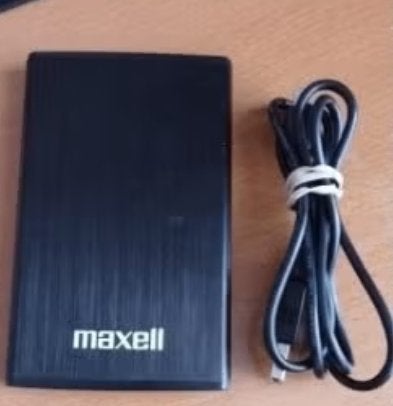 Maxell Externe Harde Schijf - Draagbare Opslag 320 gb, Computers en Software, Harde schijven, 350V GB, Console, Verzenden, HDD