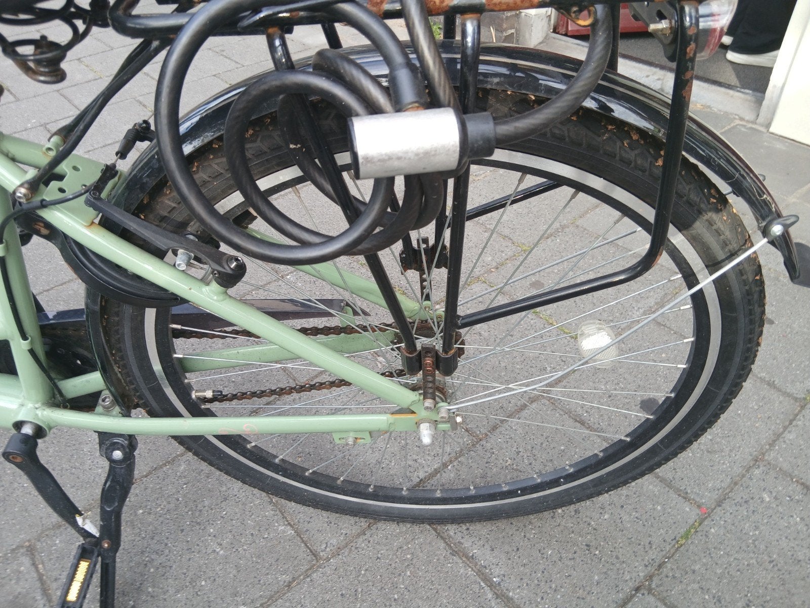 Altec fiets met lage instap en bagagedrager, Terugtraprem, 50 tot 53 cm, Ophalen, Overige merken