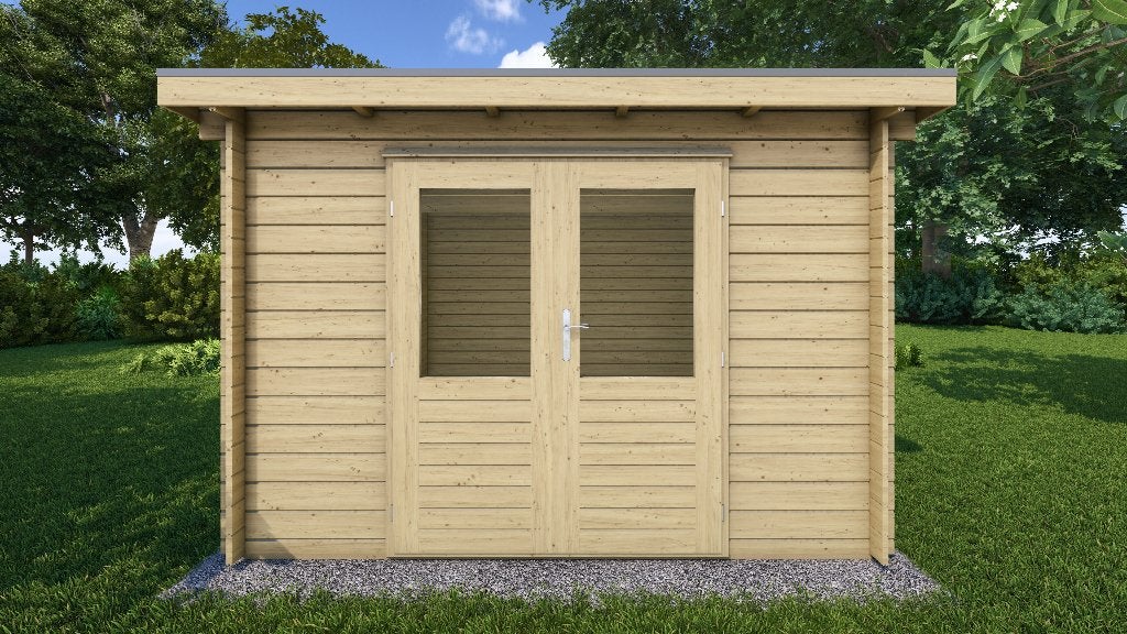 Fonteyn Basicline blokhut Zonnebloem 300x300cm
