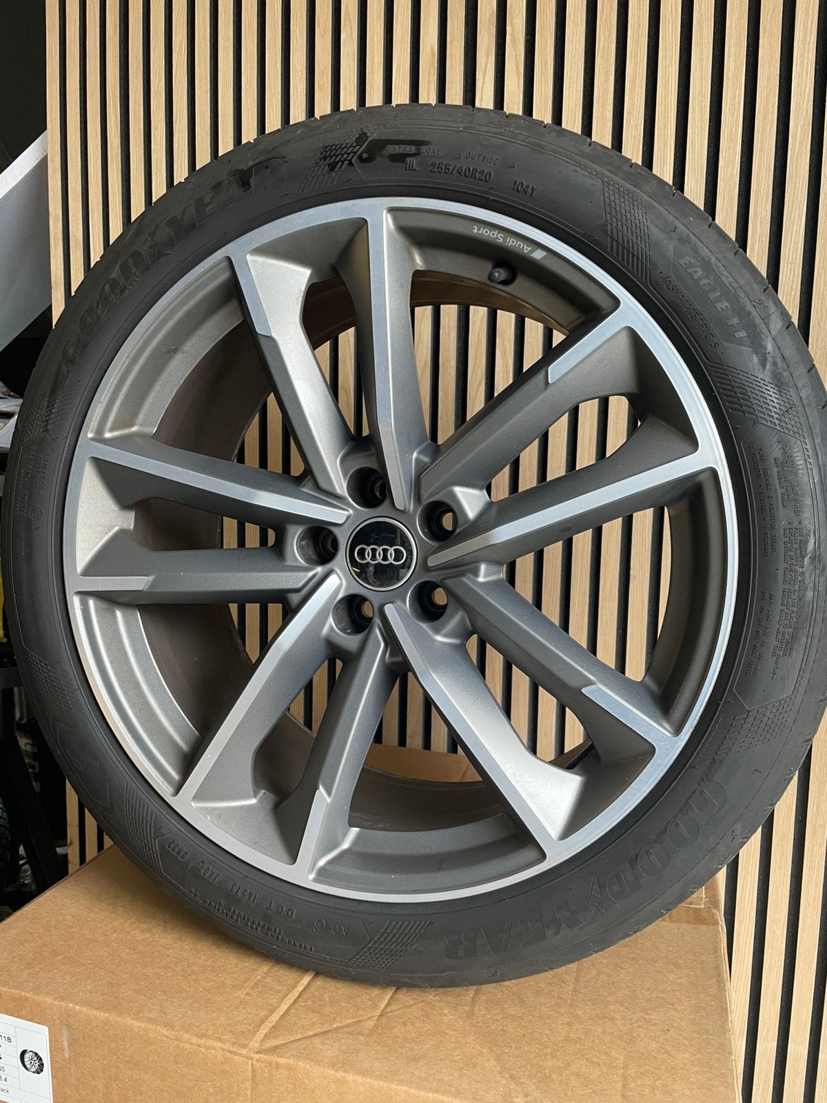 20 inch AUDI A6 C8 Q3 A7 velgen 5x112 Origineel + goodyear, Auto-onderdelen, 255 mm, Banden en Velgen, Nieuw, Ophalen of Verzenden