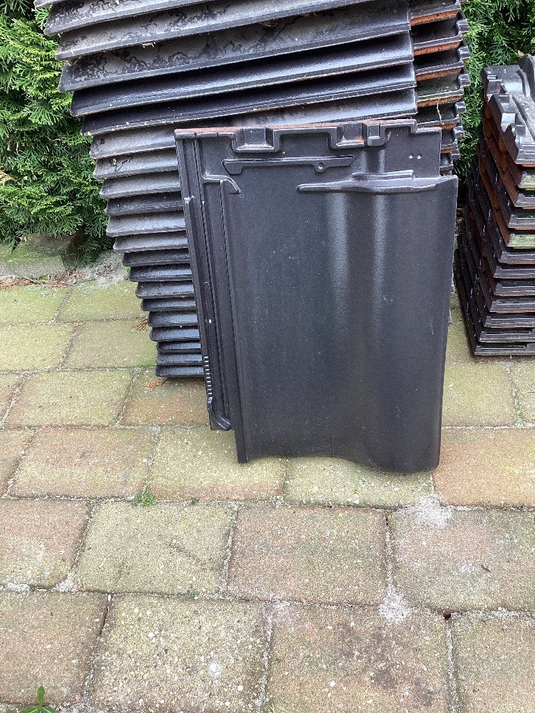Nelskamp Dakpan F8,5 Zwart engobe, Doe-het-zelf en Verbouw, Steen of Klei, Zwart, Nieuw, Ophalen of Verzenden