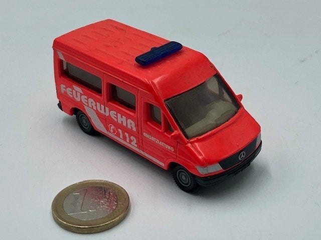 Brandweer Mercedes Sprinter Einzatzleitung, Siku VERKOCHT, Ophalen of Verzenden, Gebruikt, Bus of Vrachtwagen