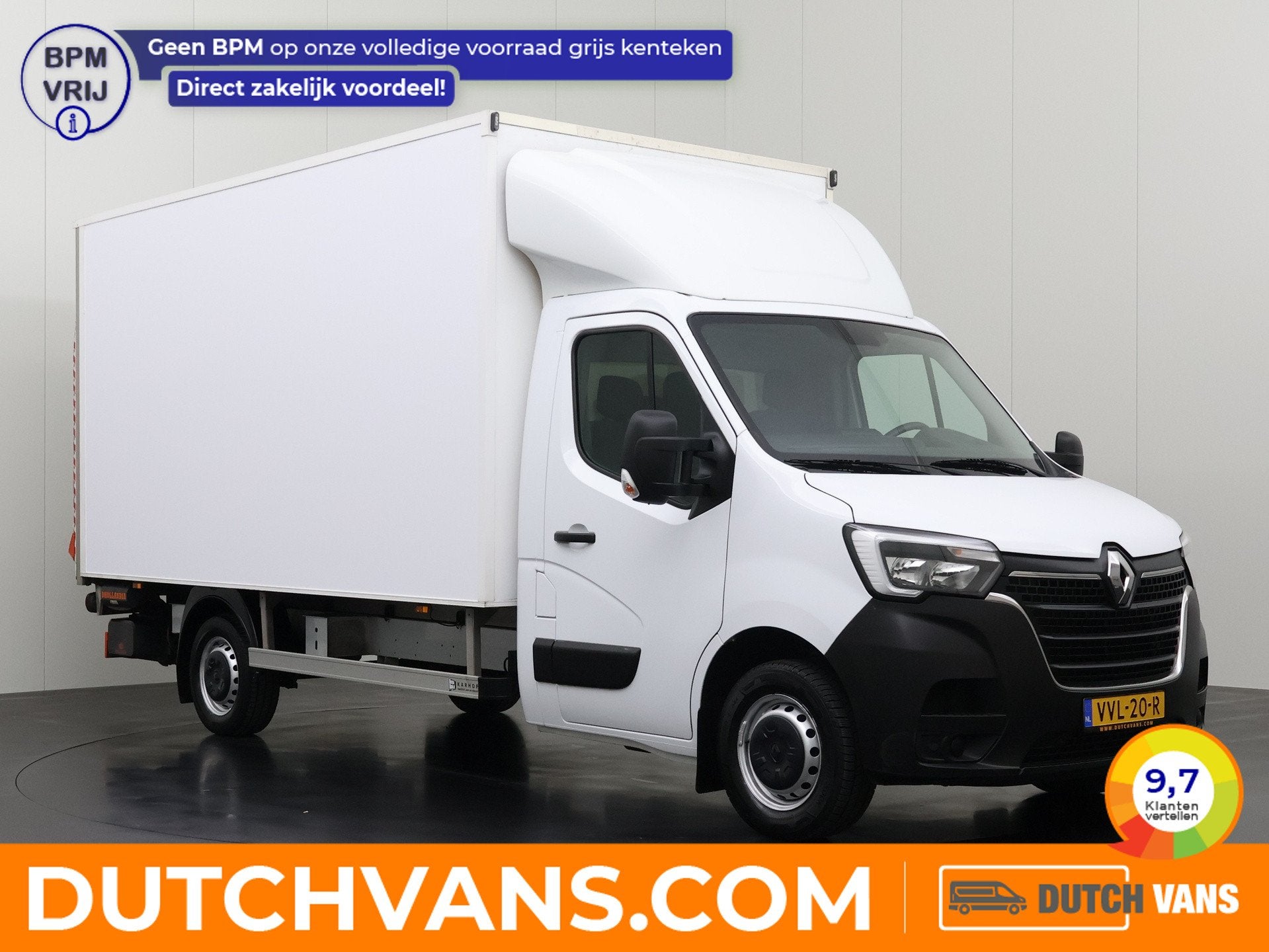 Renault Master 2.3DCi 145PK Bakwagen+Laadklep 1159Kg Laden |, Voorwielaandrijving, Gebruikt, Euro 6, 4 cilinders