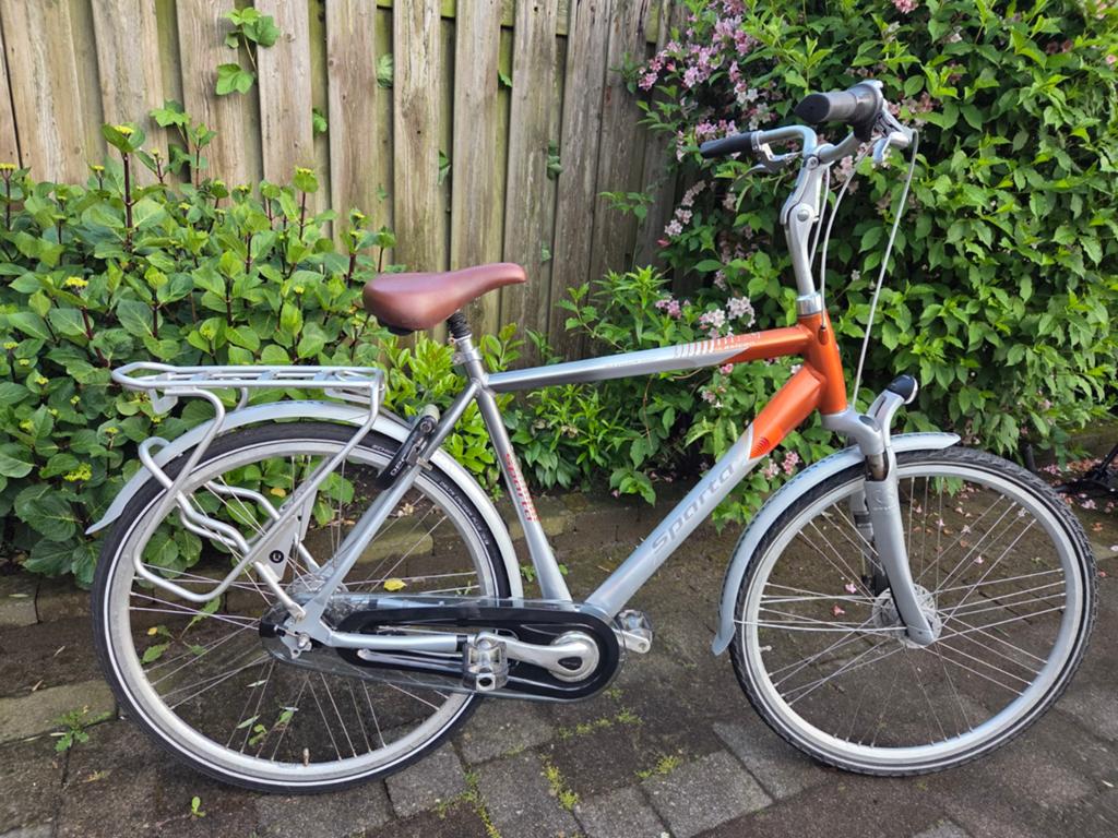 Sparta fiets met 8 versnellingen en naafdynamo, Fietsen en Brommers, Fietsen | Dames | Damesfietsen, Ophalen, Sparta, Gebruikt