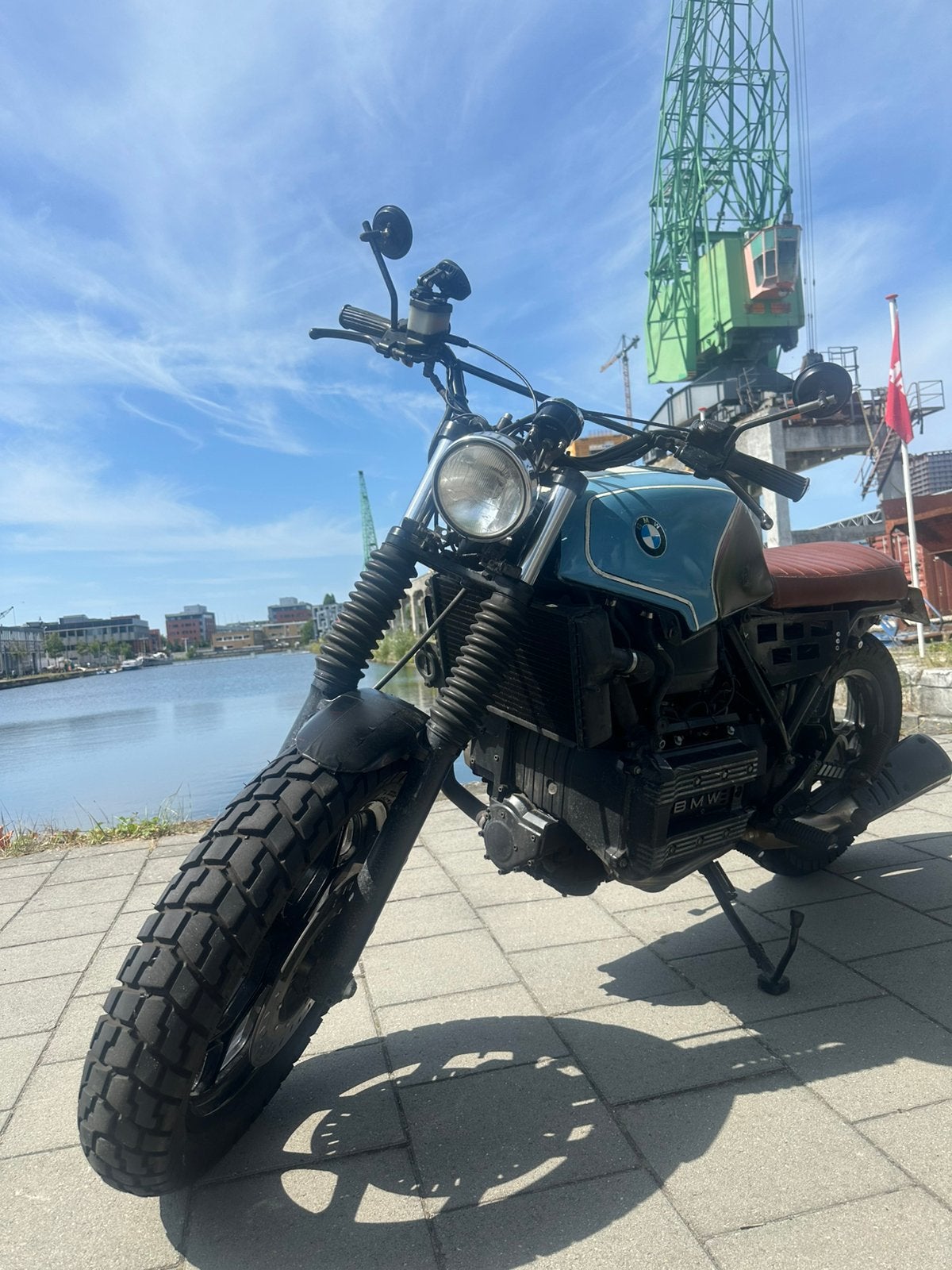 BMW K75 Scrambler, Motoren, Cardan-aandrijving, Motorrijbewijs A, Gebruikt, 3 cilinders