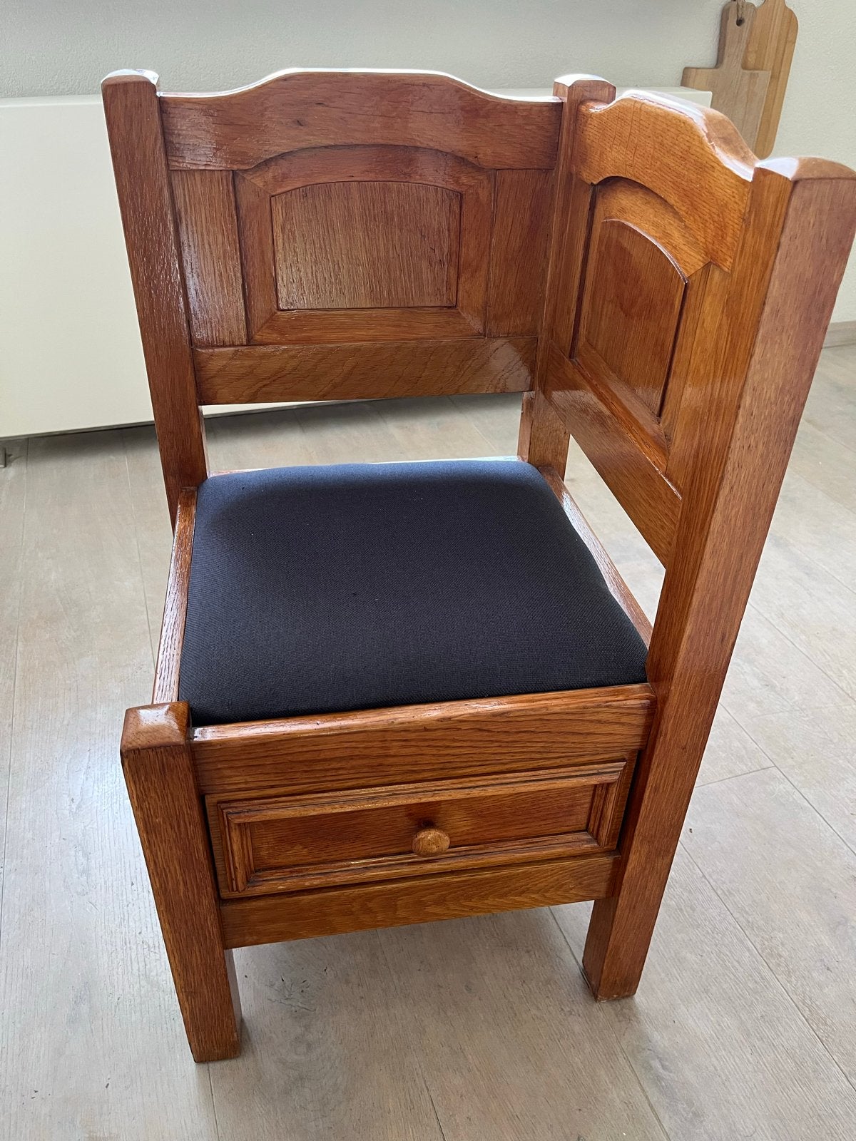 Bakstoel, geupgrade, Antiek en Kunst, Antiek | Meubels | Stoelen en Banken, Ophalen