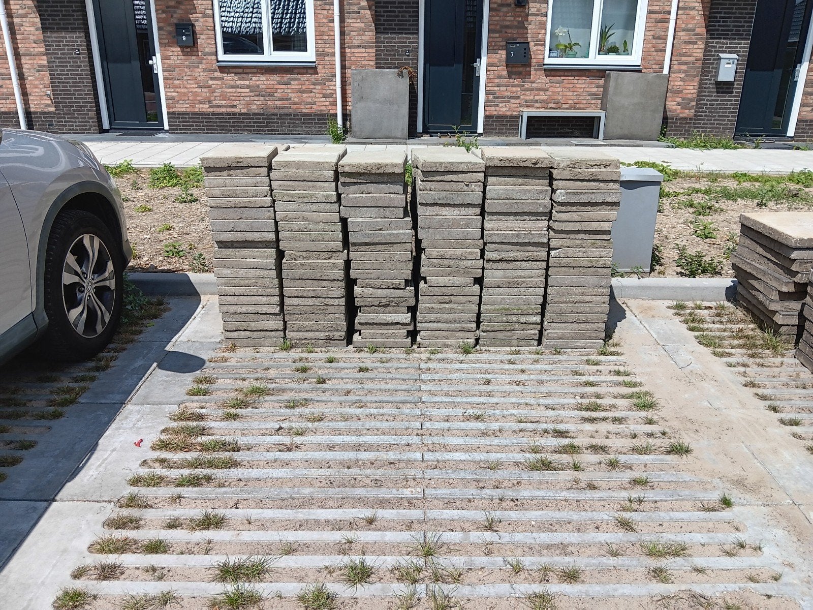 Straattegels 86 stuks 30x30, Ophalen