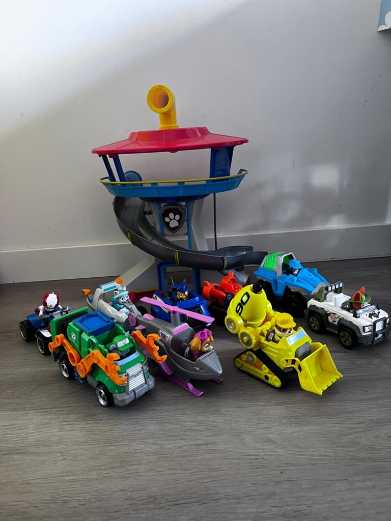 Paw Patrol Voertuigen en Figuren Set, G1, Ophalen, Zo goed als nieuw