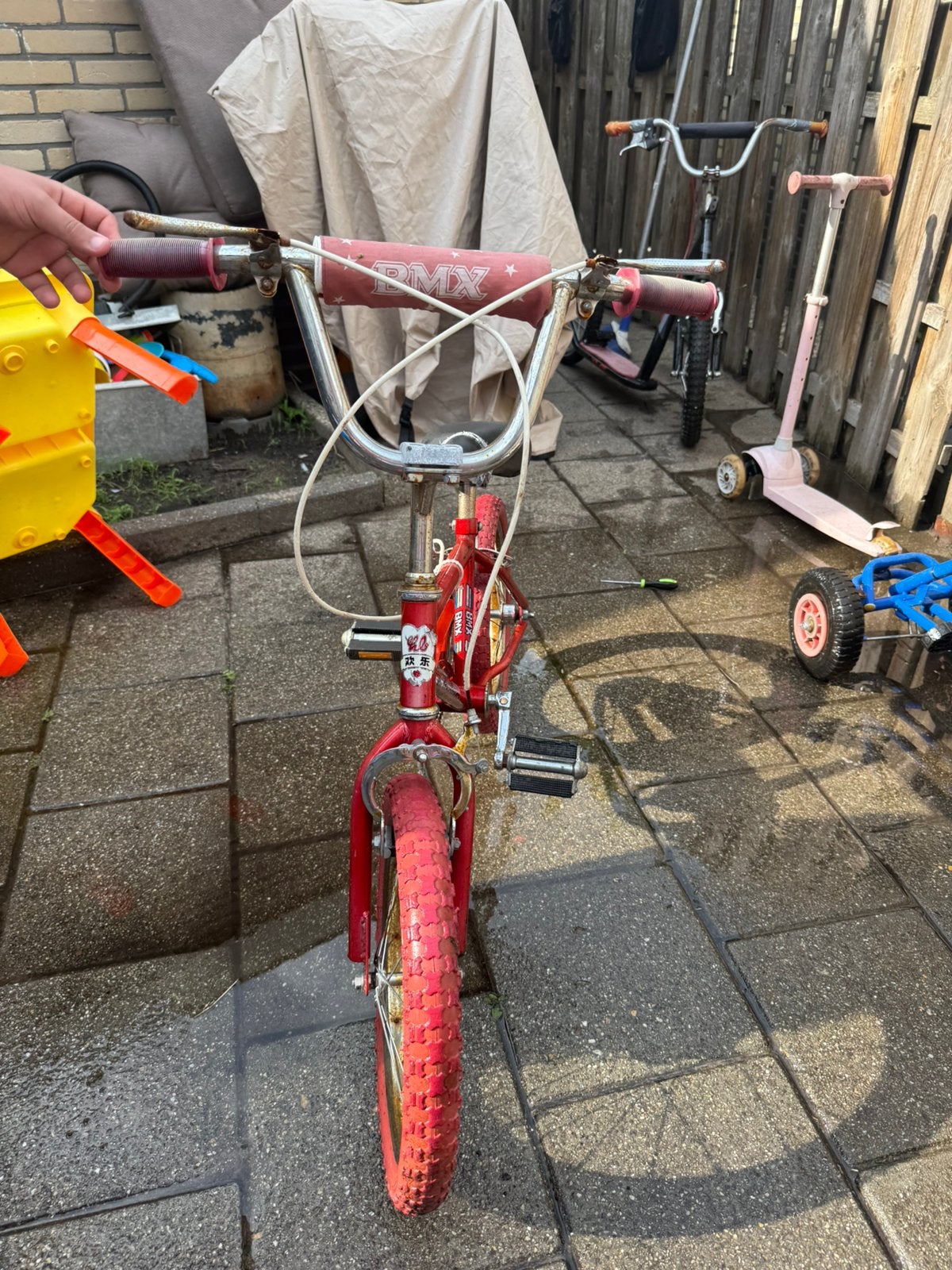 Bmx, Fietsen en Brommers, Fietsen | Crossfietsen en BMX, Ophalen, Zo goed als nieuw, Staal