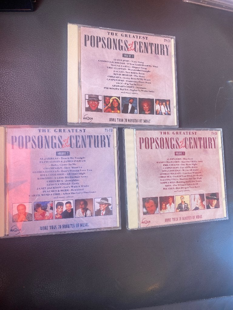 The Greatest Popsongs of the Century - Volumes 1, 2 & 3, Gebruikt, Ophalen of Verzenden, Verzamelalbum, Poprock