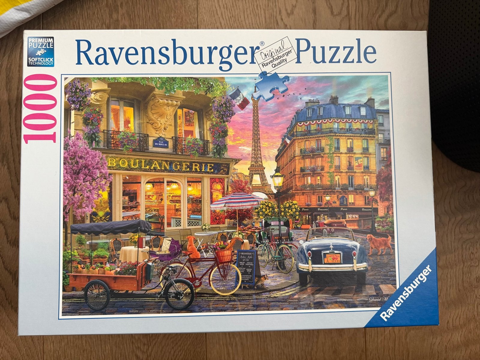 Ravensburger Legpuzzel Parijse Boulangerie 1000 stukjes, Ophalen, 500 t/m 1500 stukjes, Nieuw, Legpuzzel