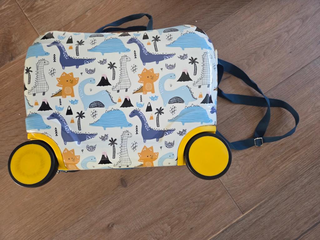 Princess Traveller Kinderkoffer Dinosaurus, Ophalen, Zo goed als nieuw