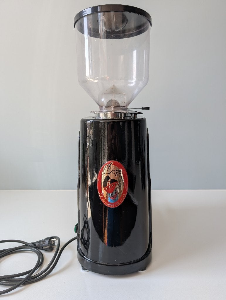 Koffiemolen Fiorenzato C.S. Doge - 63 mm platte schijven, Ophalen, Gebruikt, Koffiemolen