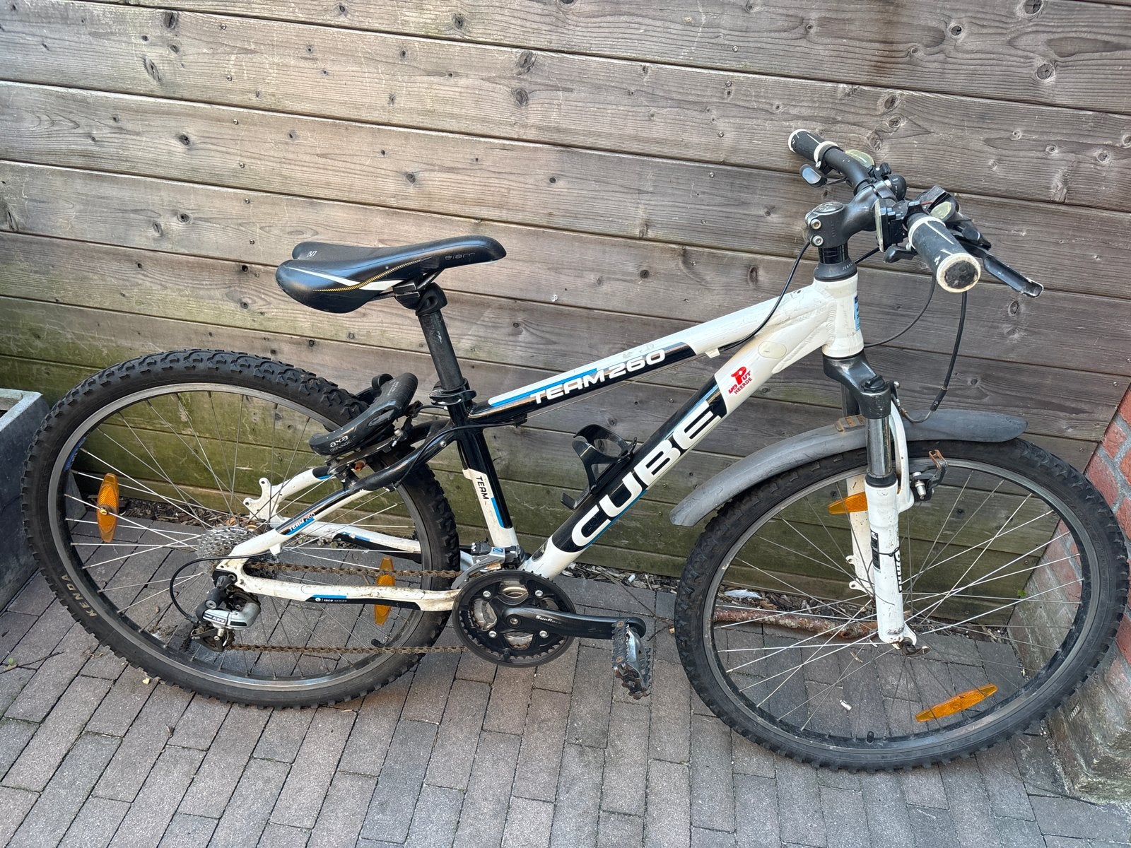 Cube Team 260 Mountainbike - Wit/Zwart, Fietsen en Brommers, Fietsen | Mountainbikes en ATB, Gebruikt, Hardtail, Velgrem, Dames