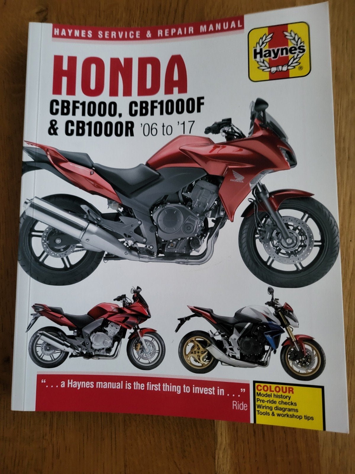 Haynes Service & Repair Manual Honda CBF1000/F & CB1000R, Ophalen of Verzenden, Honda