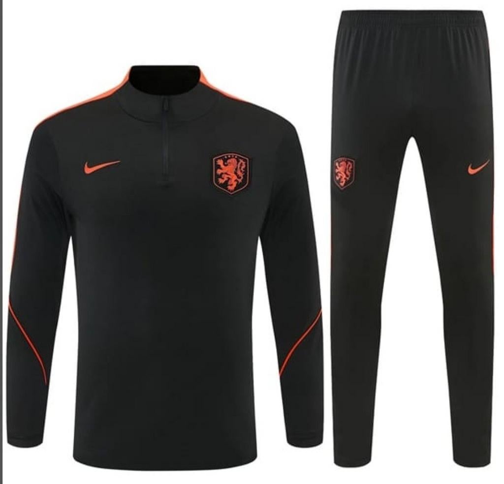 Nederlands elftal trainingspak, Kleding | Heren, Sportkleding, Nieuw, Voetbal, Zwart, Ophalen of Verzenden