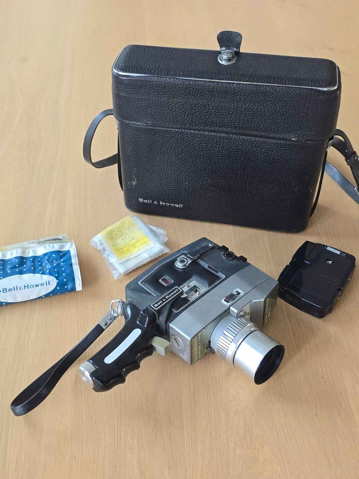 Bell & Howell Duolex-S5 8mm filmcamera met org draagtas e.d., Ophalen of Verzenden, 8mm