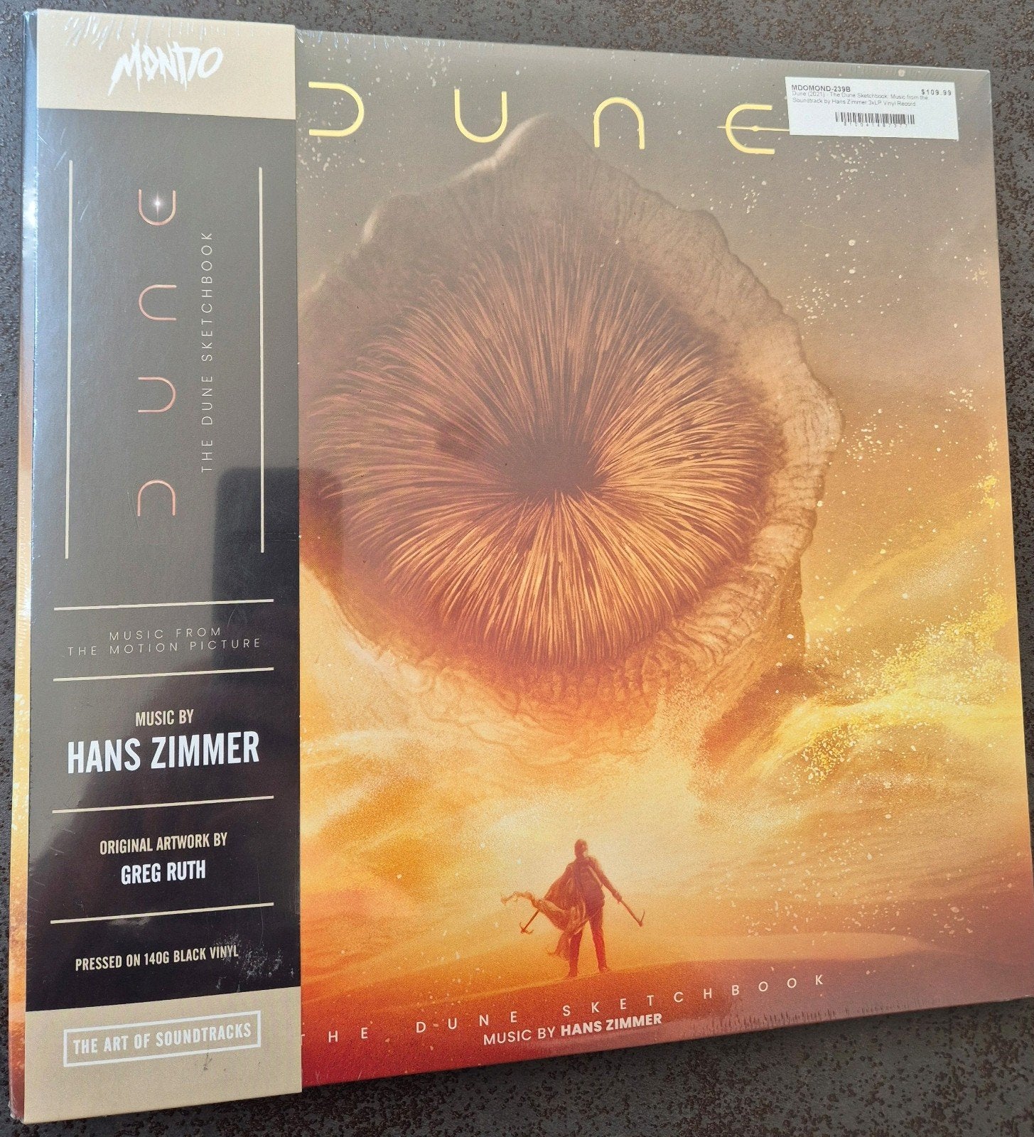Dune Sketchbook OST Hans Zimmer LP Vinyl SEALED / Nieuw 2021, Cd's en Dvd's, Vinyl | Filmmuziek en Soundtracks, Originele persing
