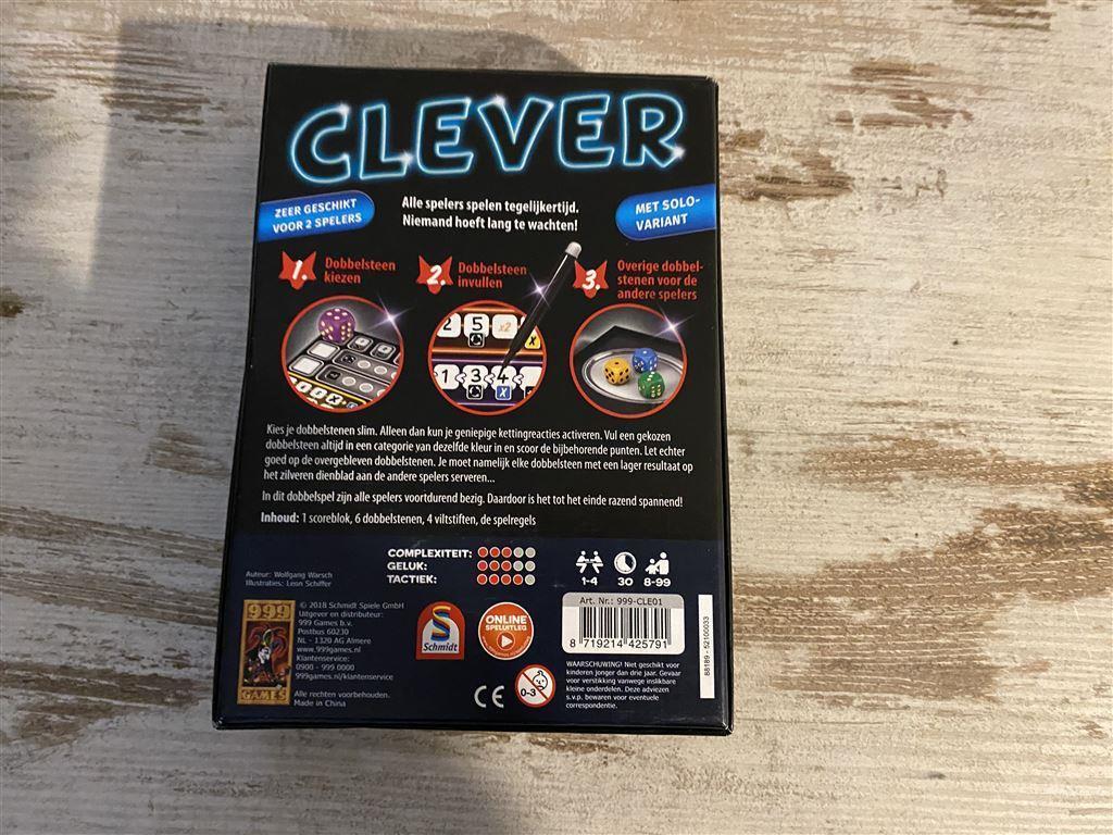 Clever een spel met dobbelstenen 999 games [132], Verzenden, Zo goed als nieuw