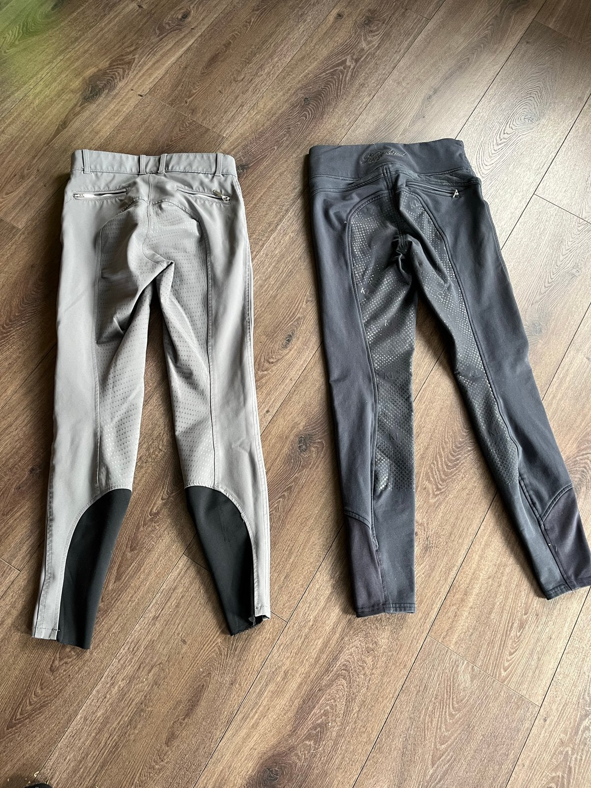 Rijbroek grijs en blauw maat 32, Ophalen of Verzenden, Gebruikt, Veelzijdigheid