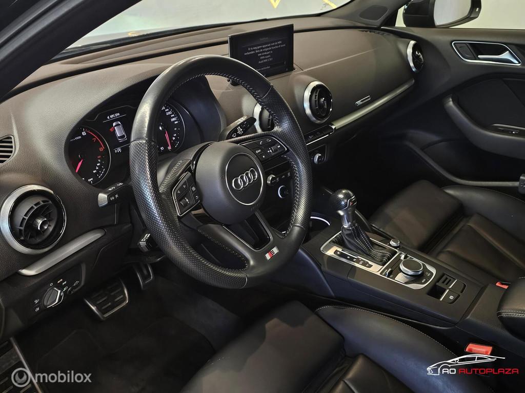 Audi A3 Sportback 1.5 TFSI CoD 3x S-line Leder/Stoelverwarmi, Euro 6, 150 pk, Zwart, Bedrijf