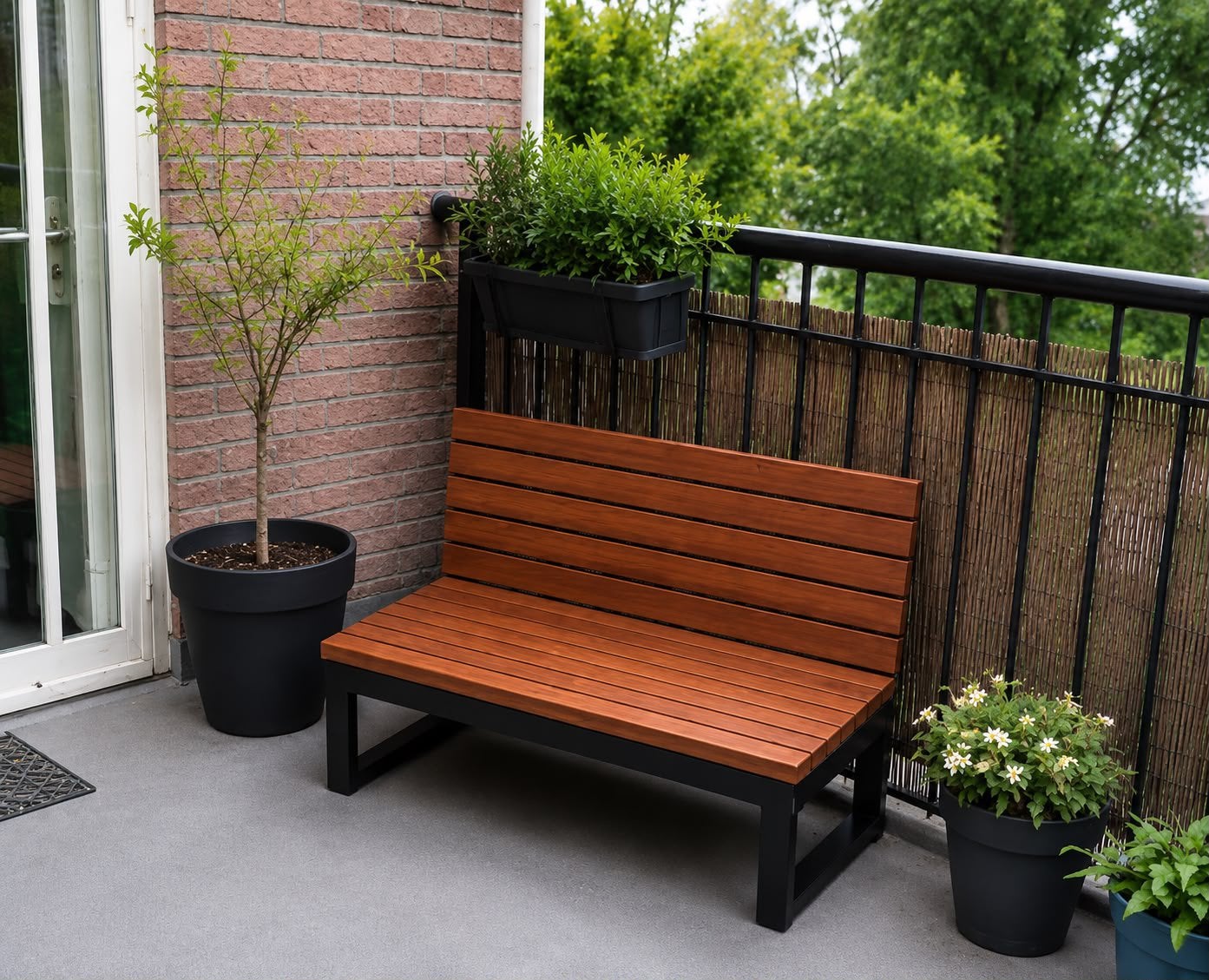 Balkonbank op maat (60-120cm), Ophalen of Verzenden, Nieuw, Hout
