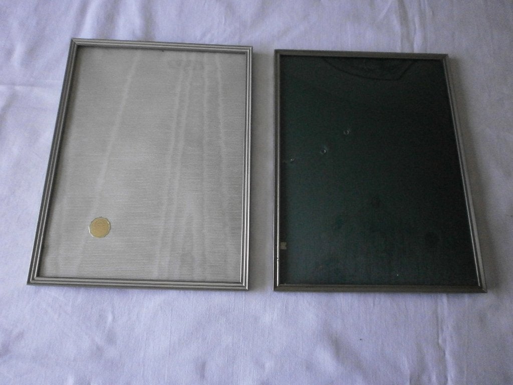 Foto Lijstjes met bol glas, Ophalen of Verzenden, Gebruikt