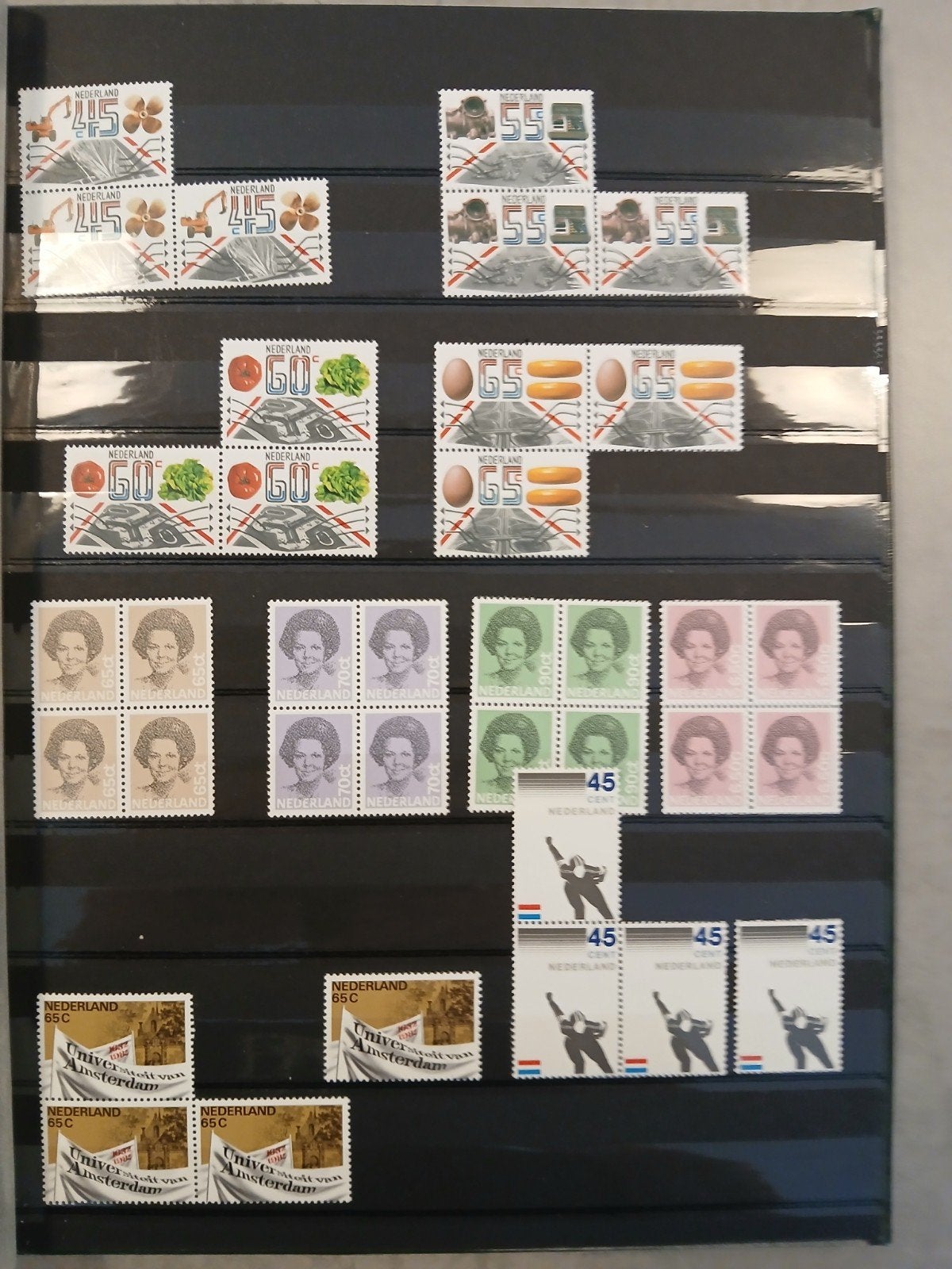Collectie Nederlandse postzegels in insteekboek, Ophalen of Verzenden, Na 1940, Postfris