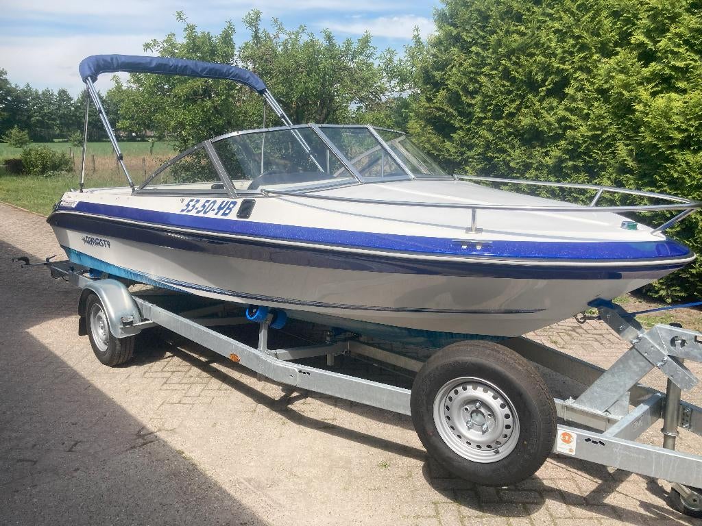 Dynasty Elanti 181 boot, Watersport en Boten, Speedboten, Gebruikt, Benzine, 120 tot 200 pk, Binnenboordmotor, Polyester, Ophalen