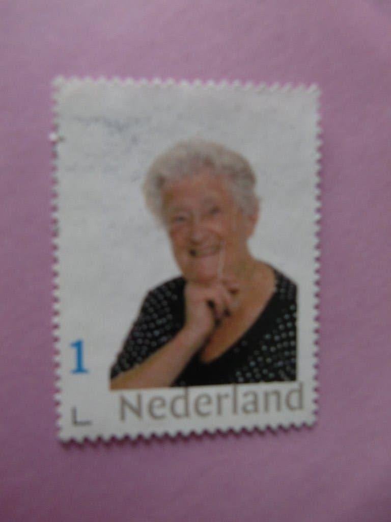Persoonlijke zegel - Oudere dame - gest., Verzenden, Na 1940, Gestempeld
