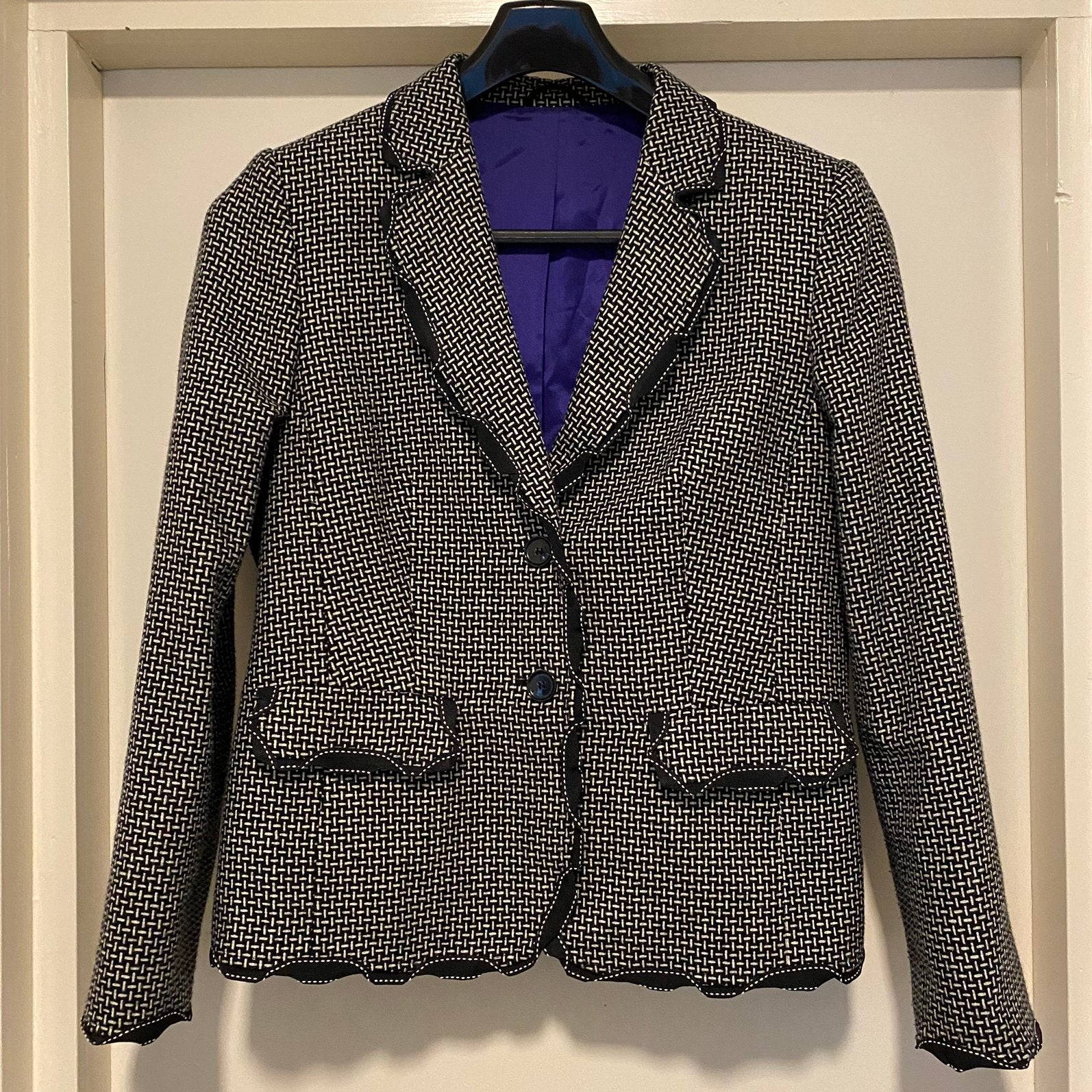 KORT WOLBLEND COLBERT JASJE 42 (38-40)., Maat 38/40 (M), Meerkleurig, Ophalen of Verzenden, Jasje