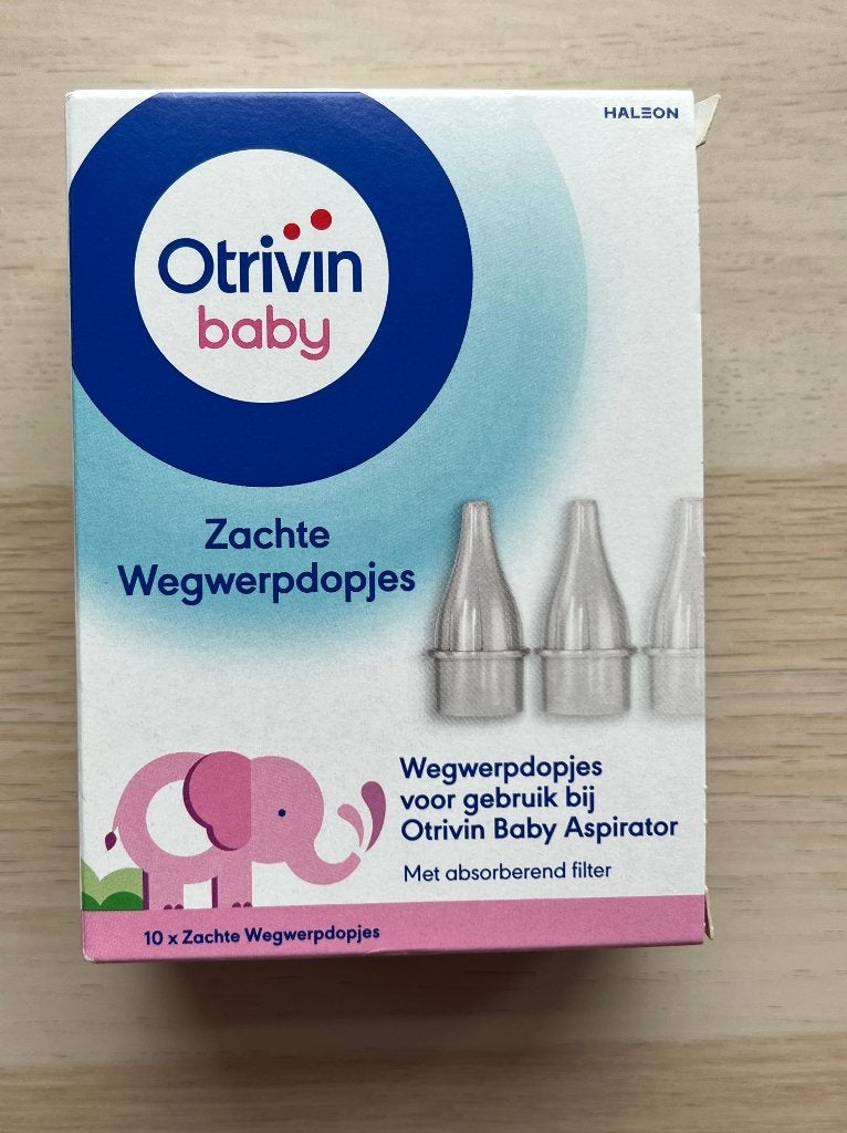 Otrivin Baby Zachte Wegwerp Dopjes voor Aspirator 12 stuks, Ophalen of Verzenden