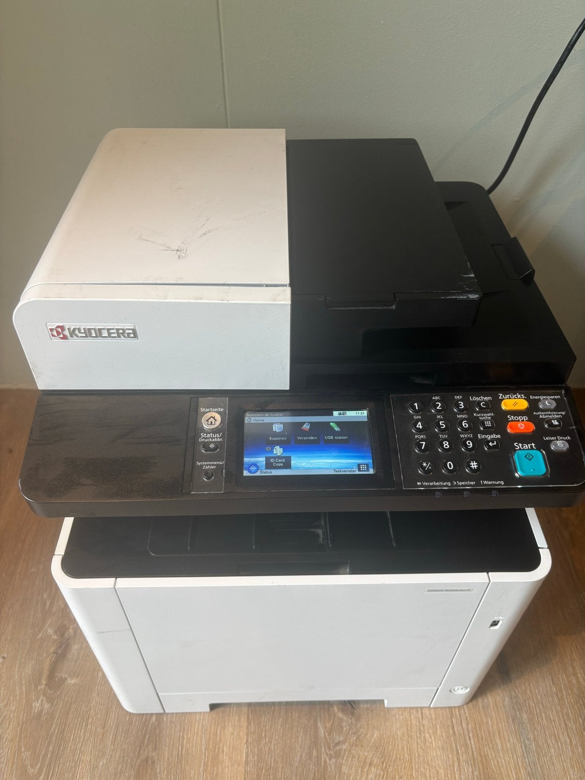 Kyocera ecosys M5526cdw laser printer - Print goed, Computers en Software, Printers, Gebruikt, Mailen, All-in-one, Kyocera