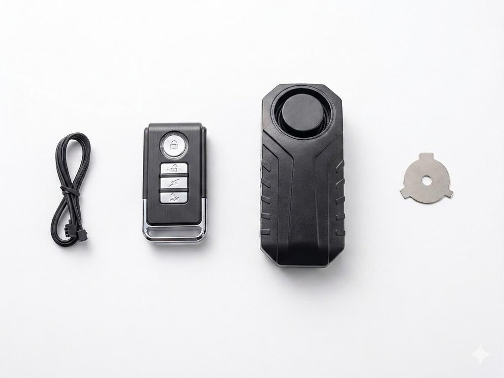 Nieuw: Draadloos Alarm met Afstandsbediening, Fietsen en Brommers, Fietsaccessoires | Fietssloten, Ophalen of Verzenden, Alarm