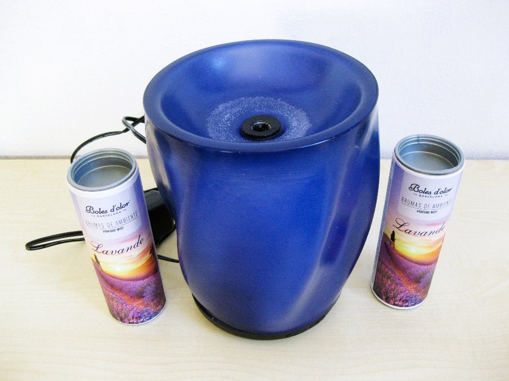 Aroma diffuser - Swirling Mist merk Ultransmit incl. aroma, Ophalen of Verzenden, Gebruikt, Luchtbevochtiger