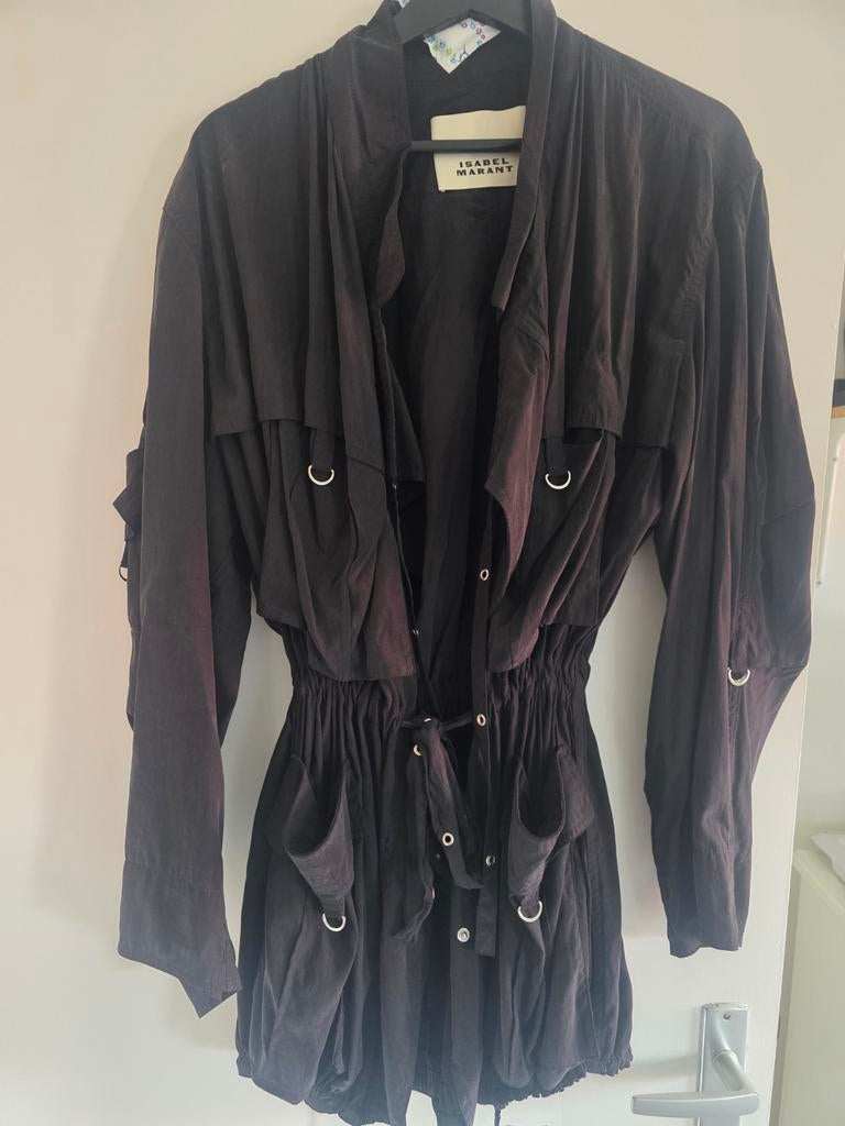 Isabel Marant Hanel Jacket maat 34, Kleding | Dames, Isabel Marant, Zwart, Ophalen of Verzenden, Zo goed als nieuw