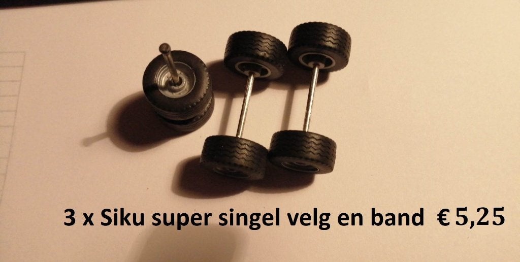 super singel velg met band siku, Ophalen of Verzenden, Nieuw, Bus of Vrachtwagen, SIKU