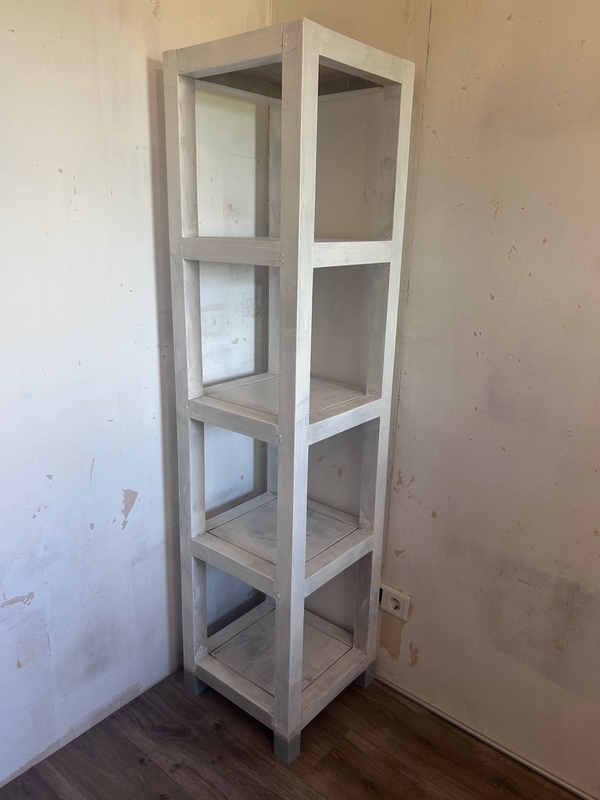 Houten Boekenkast / Opbergrek, Ophalen, Met plank(en), Minder dan 50 cm, Gebruikt